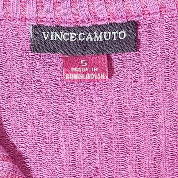 Vince Camuto Girl's Pink Ribbed Knit Short Set NWT Size Small Pink Matching Set - Picture 4 of 10